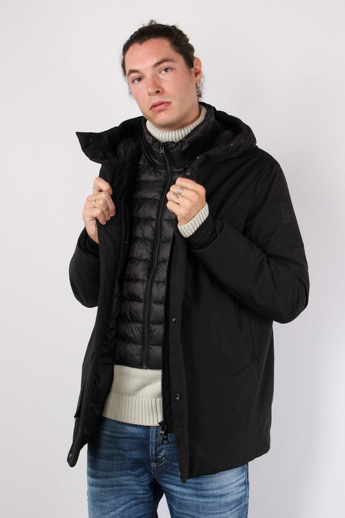 Parka Nylon Liscio Black - 2