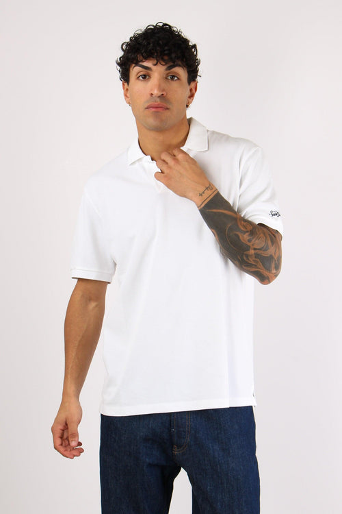 Polo Piquet Basica Bianco
