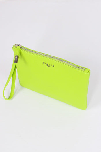 Pochette Saffiano Lime - 4