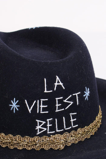 Cappello La Vie Est Belle Blu Navy - 3