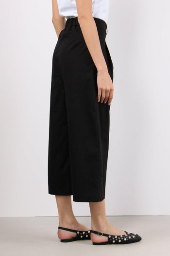 Pantalone Carrot Cotone Nero - 5