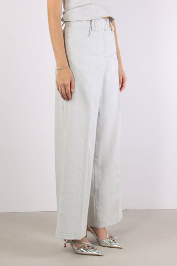 Pantalone Palazzo Coulisse Pearl - 6