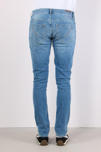 George Denim Slavato Risvolto Denim Chiaro - 5