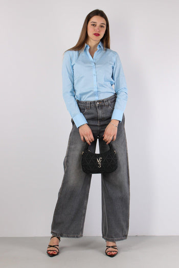 Camicia Slim Cotone Cielo - 3