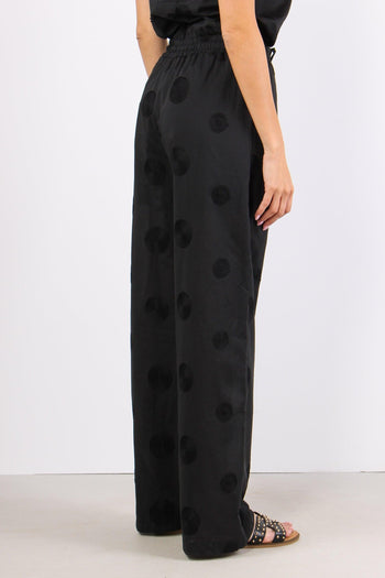 Pantalone Palazzo Mussola Rica Nero - 6
