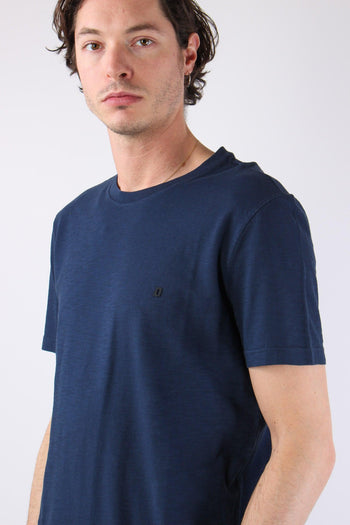 T-shirt Cotone Fiammato Logo Universo - 7