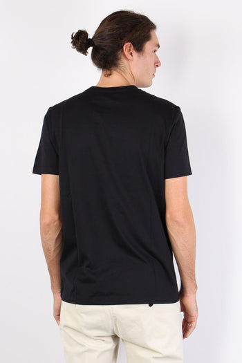 T-shirt Logo Gommato Nero - 3