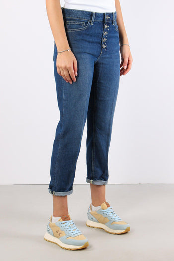 Lyoncell Denim Micro Rotture Denim Scuro - 10