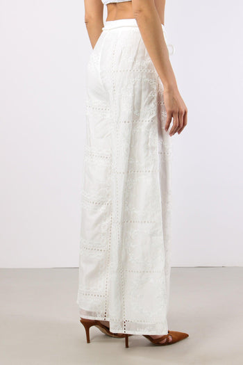 Pantalone Sangallo Cintura Bianco - 7