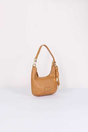 Amber Mezzaluna Small Ciondolo Oro Camel - 5