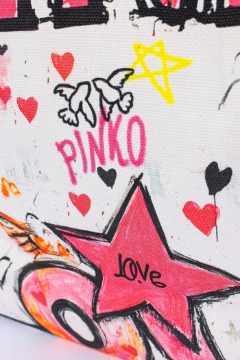 Shopping Beach Canvas Graffiti Multicolor - 6