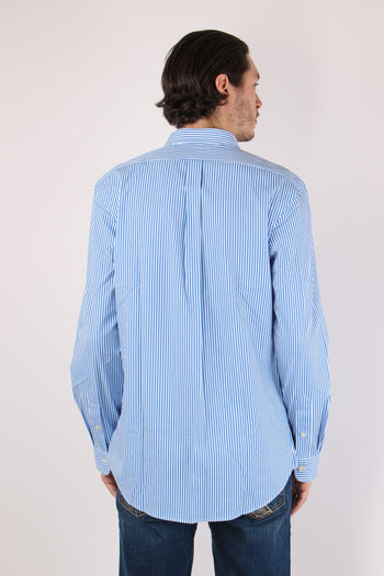 Camicia Slim Popeline Riga Light Blu/white - 5