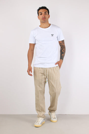 T-shirt Regular Logo Bianco - 2