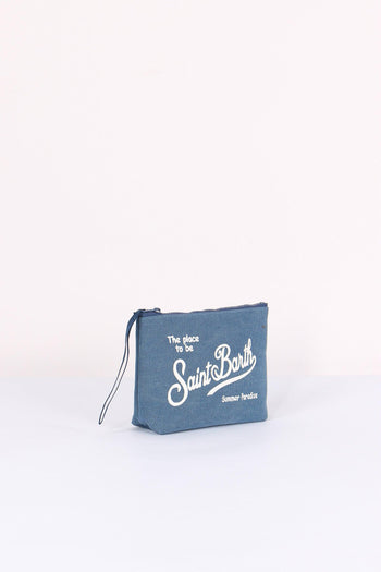 Aline Pochette Canvas Blu - 6