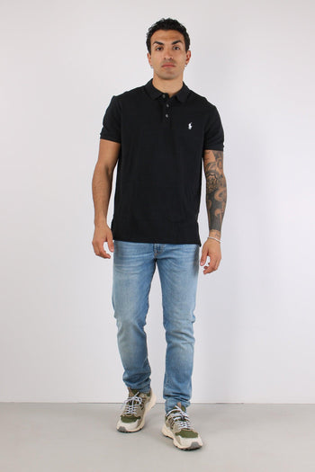 Polo Slim Fit Soft Polo Black - 5