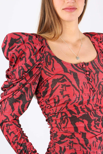 Maglia Arriccio Zebra Lurex Red Tiger - 6