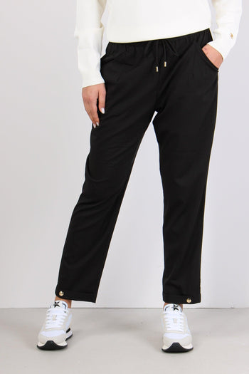 Pantalone Tencelle Coulisse Nero - 2