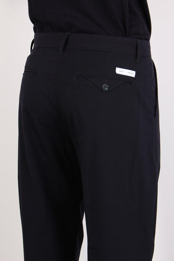 Mente Pantalone Dritto Pence Blu - 7