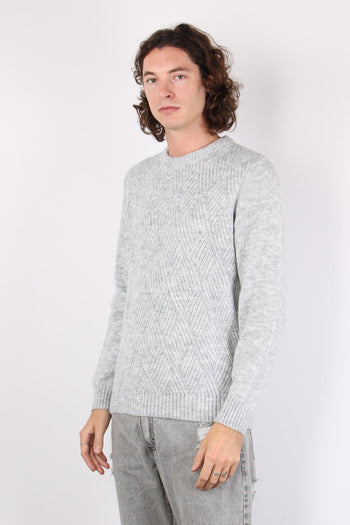 Maglia Effetto Rombi Perla - 5