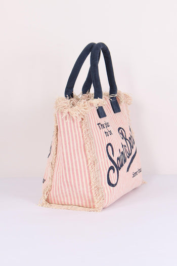 Vanity Canvas Righe Rosa/blu - 7