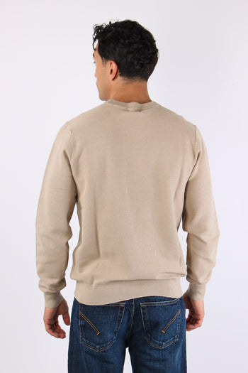Maglia Girocollo Punto Riso Stone - 4