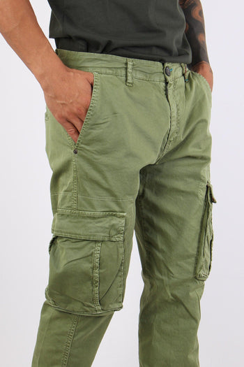 Pantalone Tasconato Verde Scuro - 5