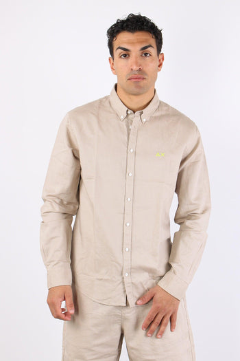 Camicia Basica Lino Stone - 2