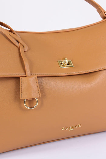 Maxi Busta Clip Caramello - 4