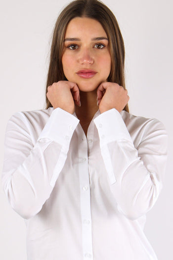 Camicia Slim Cotone Bianco - 6
