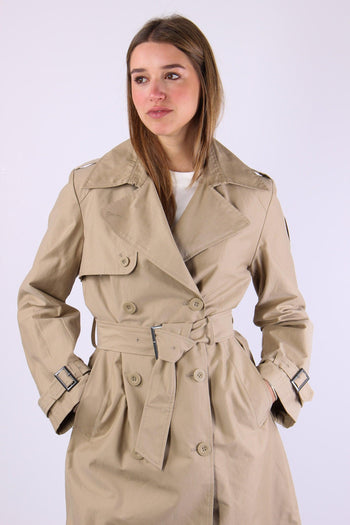 Trench Lungo Cotone Sand - 7