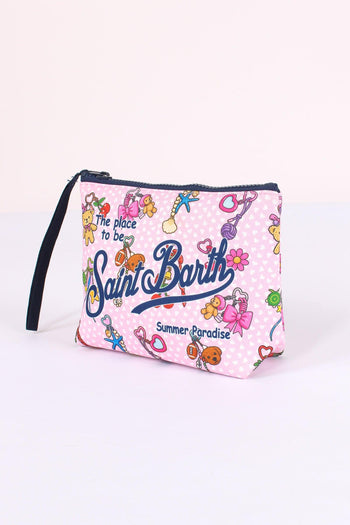 Aline Pochette Charms Rosa - 4
