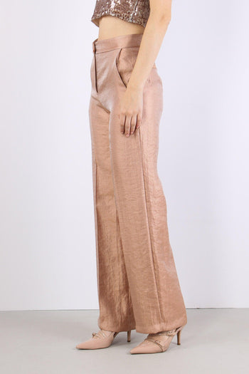 Pantalone Fluido Spalmato Blush - 4