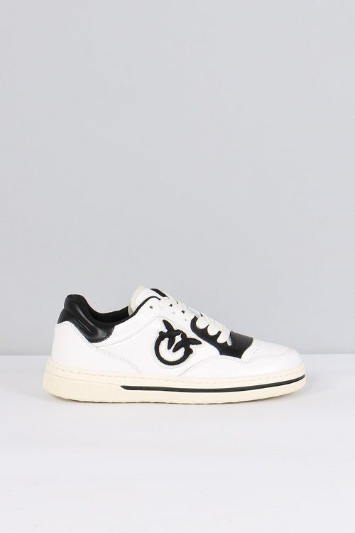 Mandy 01 Sneaker Logo Ricamo White/black