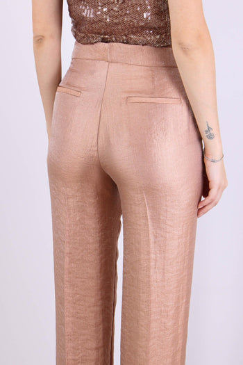Pantalone Fluido Spalmato Blush - 9