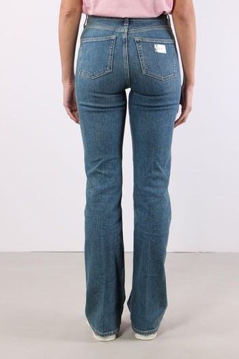 Jeans Basico Zampa Denim Blu - 4