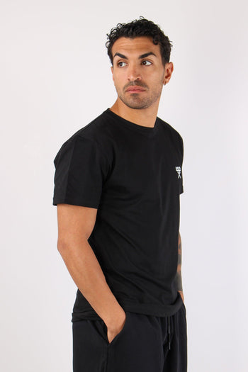 T-shirt Regular Logo Nero - 6