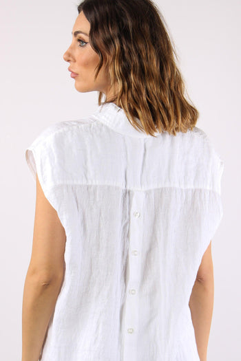 Camicia Smanicata Bottini Retr Naturale - 8