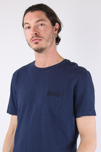 T-shirt Cotone Fiammato Logo Patch Universo - 6