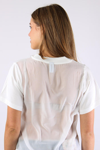 T-shirt Ricamo Organza Off White - 6