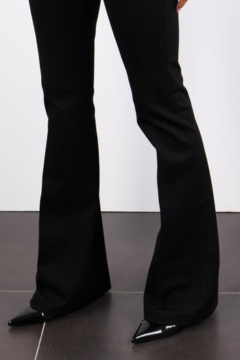 Pantalone Punto Milano Flare Nero - 7