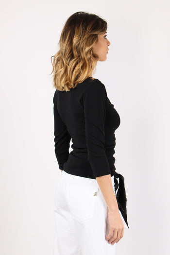 Danilo Maglia Scollo V Placc Black - 5