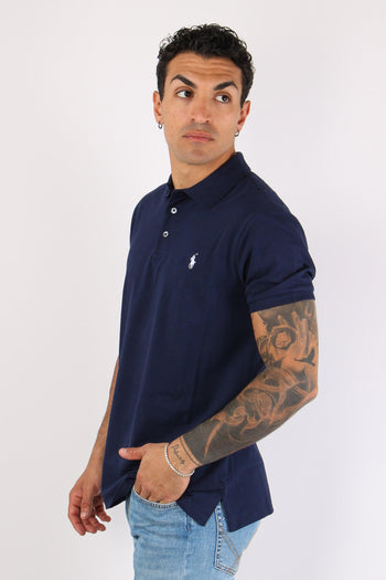 Polo Slim Fit Stretch Refined Navy - 6