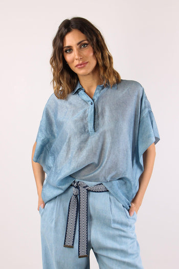 Camicia Over M/m Denim - 2