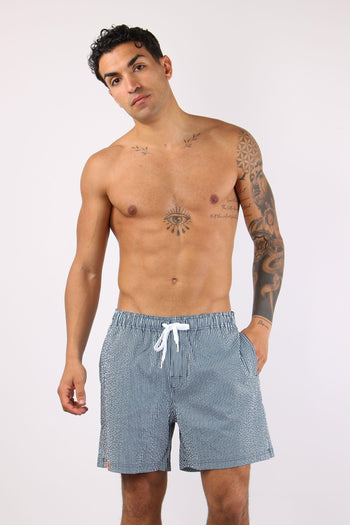 Costume Pantalone Riga Navy/bianco - 2