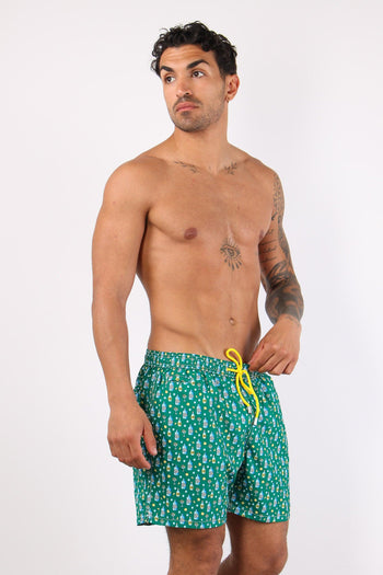 Costume Boxer Fantasia Verde - 3