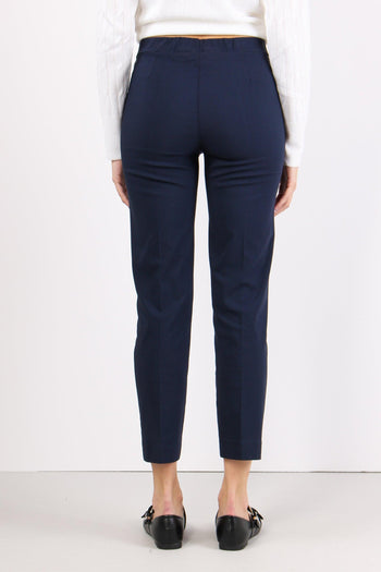 Pantalone Bengalina Spacchetti Blu - 4
