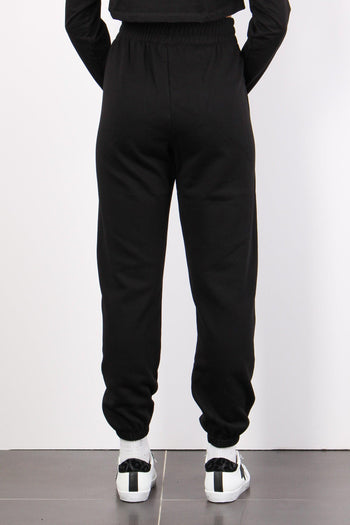 Pantalone Felpa Vita Alta Nero - 3