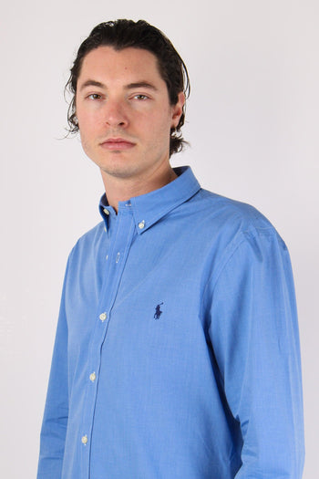 Camicia Popeline Stretch Blue End - 6