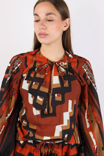 Camicia Fantasia Etnica Multicolor - 7