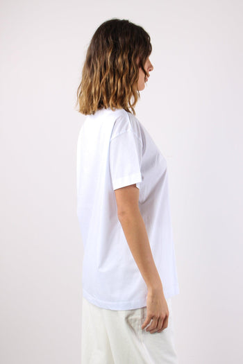 T-shirt Taschino Paillettes Bianco - 4